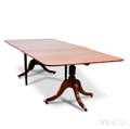 Regency Mahogany Doublepedestal Dining Table