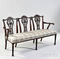 Georgianstyle Mahogany Settee