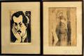 Chana Orloff FrenchUkrainian 18881968 Two Works Mustachioed Man