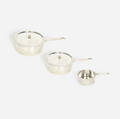 Garth and Ada Louise Huxtable   sauce pots from the kitchen of The Four Seasons set of three