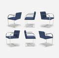 Ludwig Mies van der Rohe   Brno chairs from The Four Seasons set of six