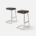 Ludwig Mies van der Rohe with Philip Johnson   Four Seasons bar stools from the Grill Room pair