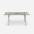 Ludwig Mies van der Rohe   Barcelona table from the entrance lobby of The Four Seasons