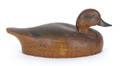 Carved and painted mallard duck decoy early 20th c