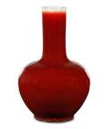 Large Chinese Sang de Beouf Glazed Bottle Vase