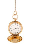 Elgin 1881 Hunt Cased Key Wind Pocket Watch