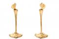 Pair Art Nouveau JackinthePulpit Candlesticks