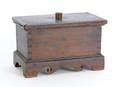South Carolina miniature Chippendale cherry chest late 18th c