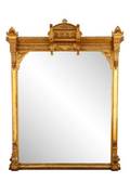 Palatial Aesthetic Movement Giltwood Wall Mirror