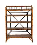 English Aesthetic Movement Bamboo Etagere