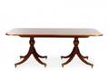 Kittinger Mahogany Twin Pedestal Dining Table