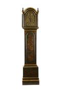Fine George II Green Chinoiserie Longcase Clock