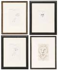 Collection Of Four Steve Penley Original Sketches