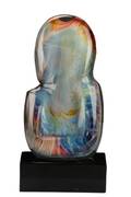 Dino Rosin Figural Glass Sculpture Relax Series