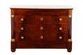 American Empire Style Mahogany 3 Drawer Dresser
