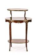 Louis XV Style Ormolu Mounted Triple Tier Dessert