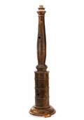 Carved Wood Support Column or Post 19th C