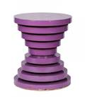 Purple Postmodern Tapered Circular Table Base