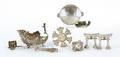 Collection of sterling silver to include Georg Jensen dish