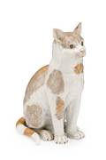 Carl Thieme Dresden Porcelain Figure of a Cat