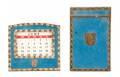 Tiffany Studios Heraldic Desk Calendar  Memo Pad
