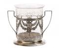 Black Starr  Frost Sterling  Glass Loving Cup