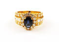 18K yellow gold ring