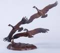 Jonathan Bronson Autumn Flight Bronze Sculpture