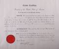 Calvin Coolidge Notary Appointment Document