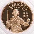 1993 WW II Commemorative Gold 5 Coin