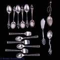 T Marthinisen  Norwegian Silver Flatware Group
