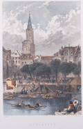 Strasburg HandColored Engraving