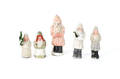 Five composition Santa belsnickels