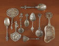 Collection of ten Dutch silver spoons ca 1900