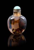 A Shadow Agate Snuff Bottle