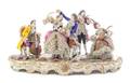 A Capodimonte Porcelain Figural Group