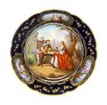 A Sevres Style Porcelain Cabinet Plate