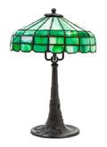 An American Leaded Glass Table Lamp