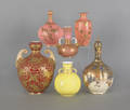 Four Royal Crown Derby vases