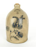 Pennsylvania two gallon stoneware jug 19th c