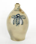 New York stoneware jug 19th c