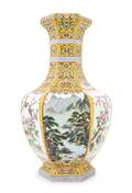 A Chinese Famille Rose Porcelain Vase