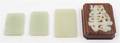 Three Chinese Celadon Jade Plaques