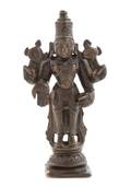An Indian Bronze Figure of a Standing Deity