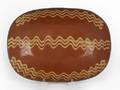 Pennsylvania redware loaf dish 19th c
