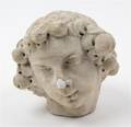 A Continental Stone Head of a Child