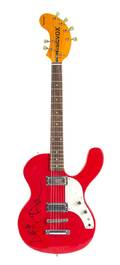 An Autographed Electric Guitar