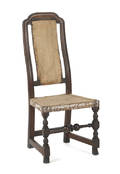 Boston Massachusetts William  Mary maple dining chair ca 1735