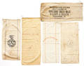 Group of Pennsylvania stenciled feed bags