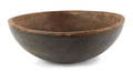 Large turned wooded bowl 19th c